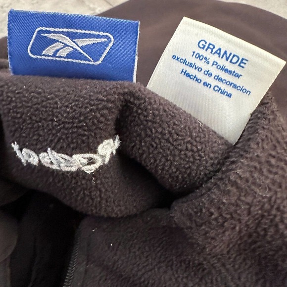 Reebok Womens Full Zip Activewear Black Vest Ladies Large Vintage Sleeveless - Picture 7 of 9